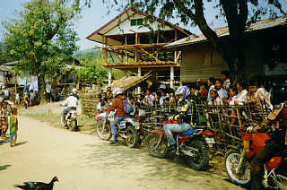 On Motorbike Tour in Laos.  (21.6 K)